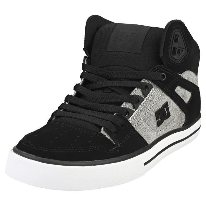 DC Shoes Baskets - DC Shoes - PURE HIGH-TOP WC - Homme - Gris Noir