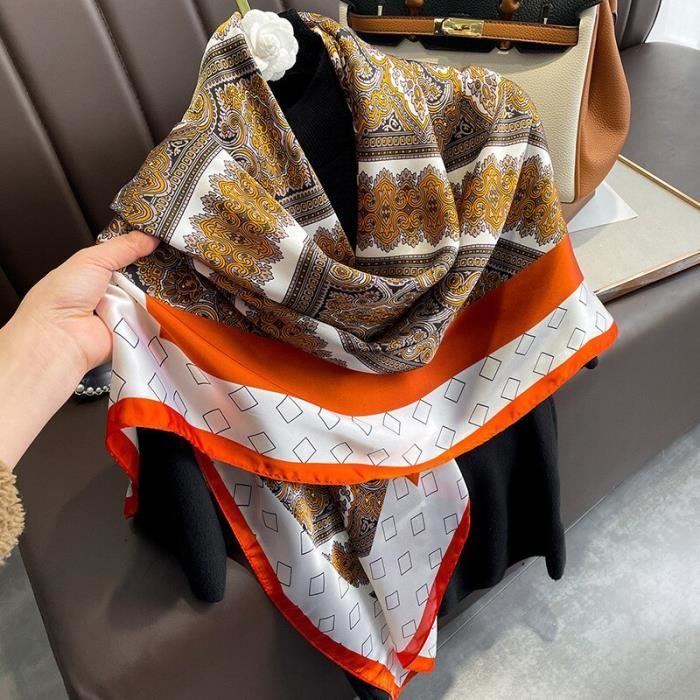 Lot De 4 Foulards Bandanas En Coton 100% - 50x55 Cm - Multifonction Pour Hommes, Femmes Et Enfants