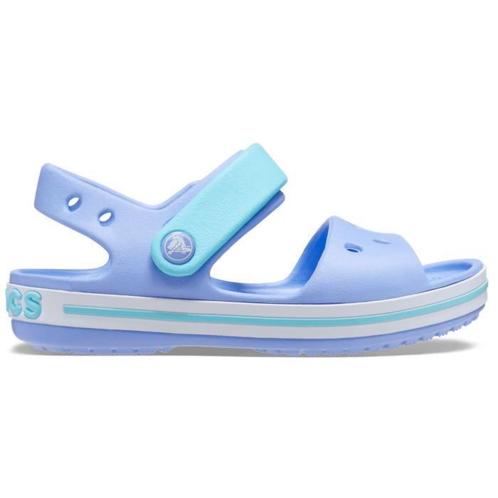 sandales bébé crocs kids’ crocband™ - bleu - bride - légèreté et souplesse