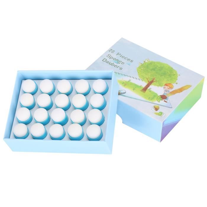 Lot De 20 Pinceaux à Boule En Laine (Daubers) - Longueur 15cm, Manche Métal - Pour Teinture Cuir, Collage, Bricolage