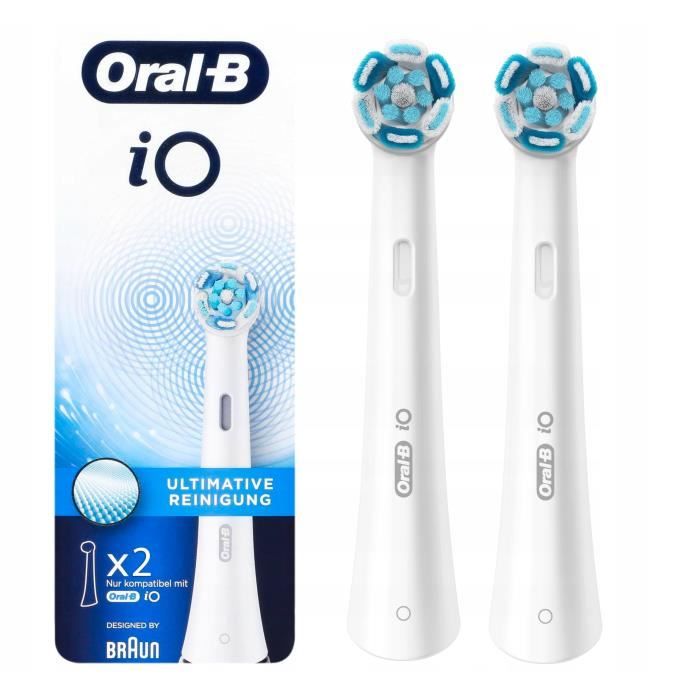 Lot De 4 Brossettes Oral-B Io Ultimate Clean - Têtes De Rechange Pour Brosse à Dents Électrique - Neuf