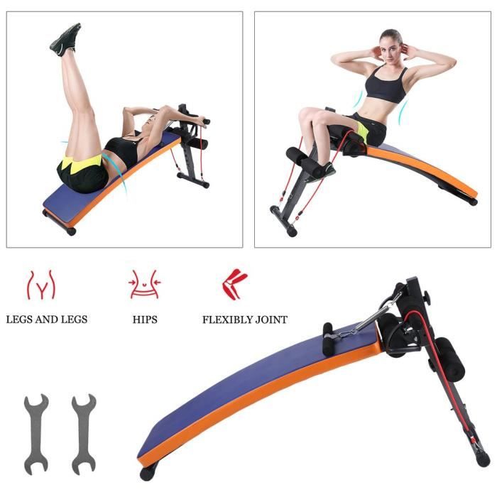 Pliant Banc Gym Abdominaux Ab Bench Crunch Sit Up Gym Poids Incurve Conseil Femme Fitness Homme Musculation Prix Pas Cher Cdiscount