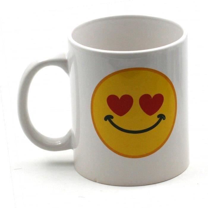 Bol Mug Humoristique Emoticone Amoureux P2g Cdiscount Puericulture Eveil Bebe