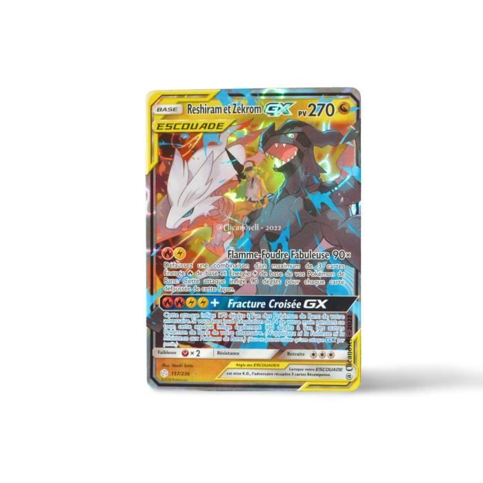 Carte pokémon reshiram et zekrom gx - Vinted