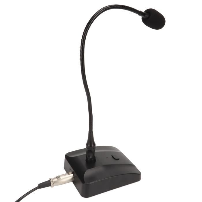 Microphone USB GERUI Mini Pour PC/Mac - Avec Col De Cygne Réglable, Plug & Play, Idéal Visio, Cours En Ligne, Streaming