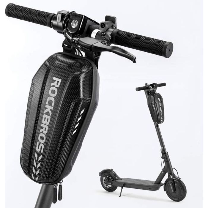 Sacoche Guidon Vélo Imperméable 2,5 L - Polyester 600D - Avec Bandoulière - Pour VTT, Route, Gravel, Trottinette