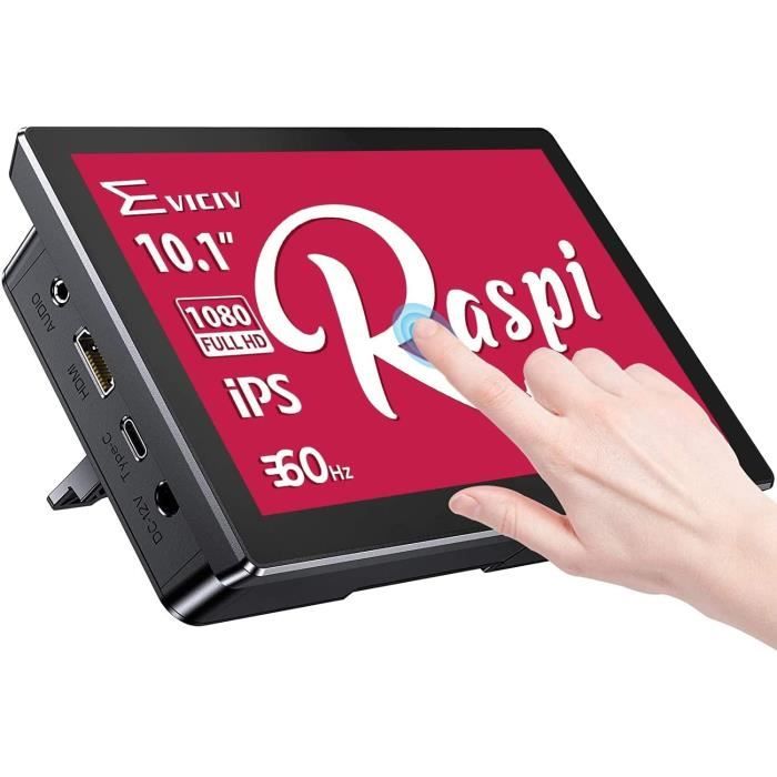 Écran Tactile Raspberry Pi De 10,1 Pouces Avec Boîtier Arrière ...