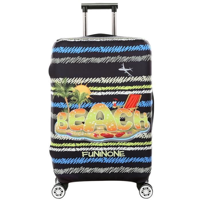 Housse De Valise Tracteur TSA Approuvée - Protection Élastique Anti-Rayures Pour Bagages 45,7 à 81,3 Cm