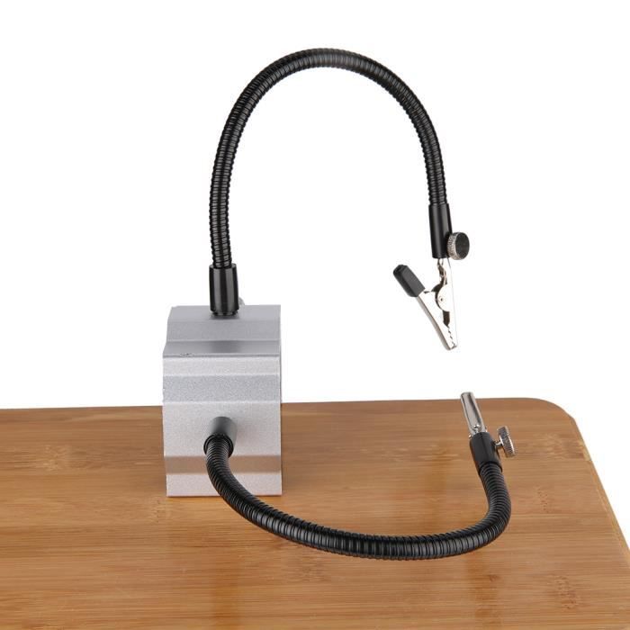 Station De Soudage Helping Hands - Support Magnétique Avec Loupe, Bras Flexibles 360°, Base En Alliage D’acier
