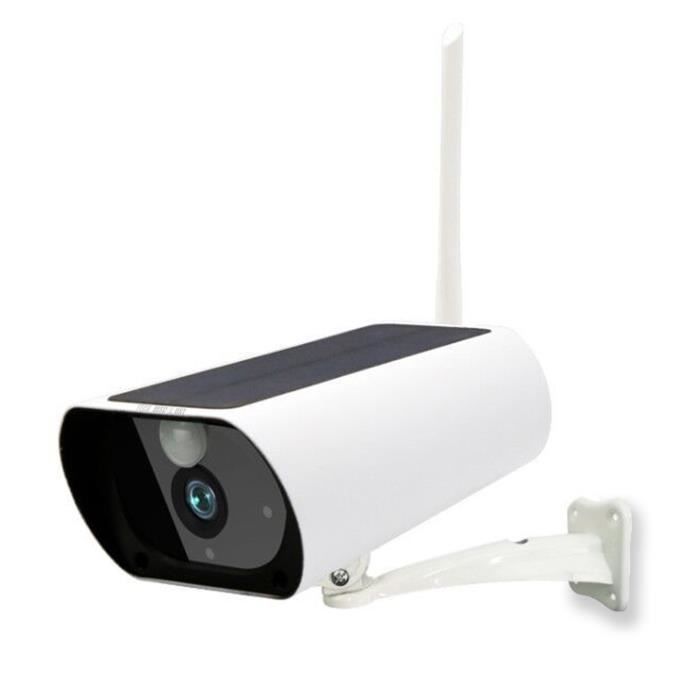 Camera IP1080P HD extérieur wifi autonome solaire connectée extérieur vision nocturne détection mouvement intelligent