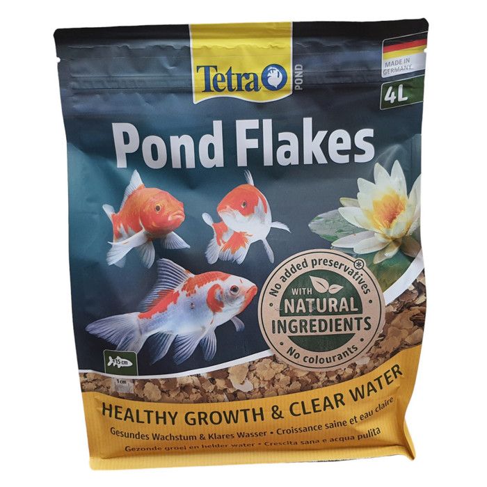 Flocons pour Poissons - TETRA - Tetra Pond Flakes - 4L - Aliment complet - Haute teneur en protéines