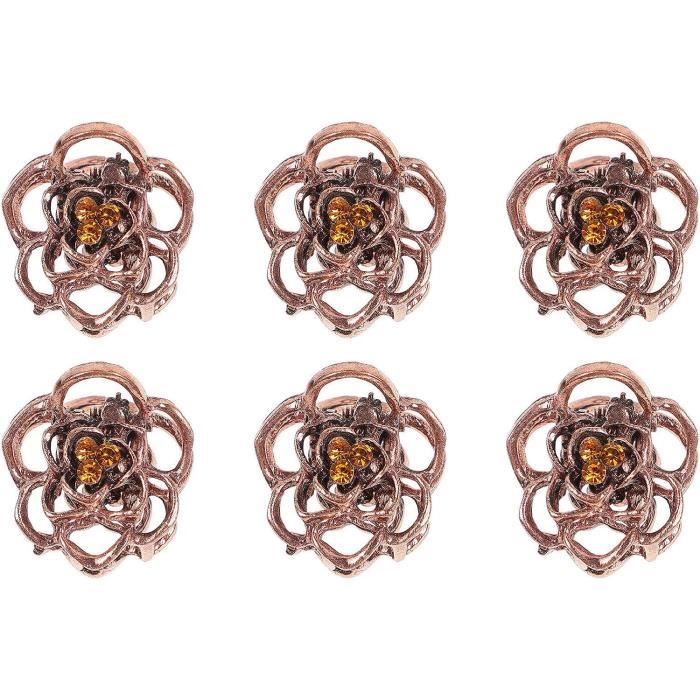 Gabby's Dollhouse Lot De 6 Pinces à Cheveux Métal Paillettes - Accessoires Cheveux Filles Personnages Netflix