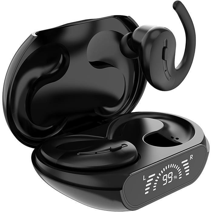 Écouteurs Bluetooth Sport IPX7 - 20H Autonomie, CVC 8.0, Magnétiques - Noir | Idéal Course Et Musique