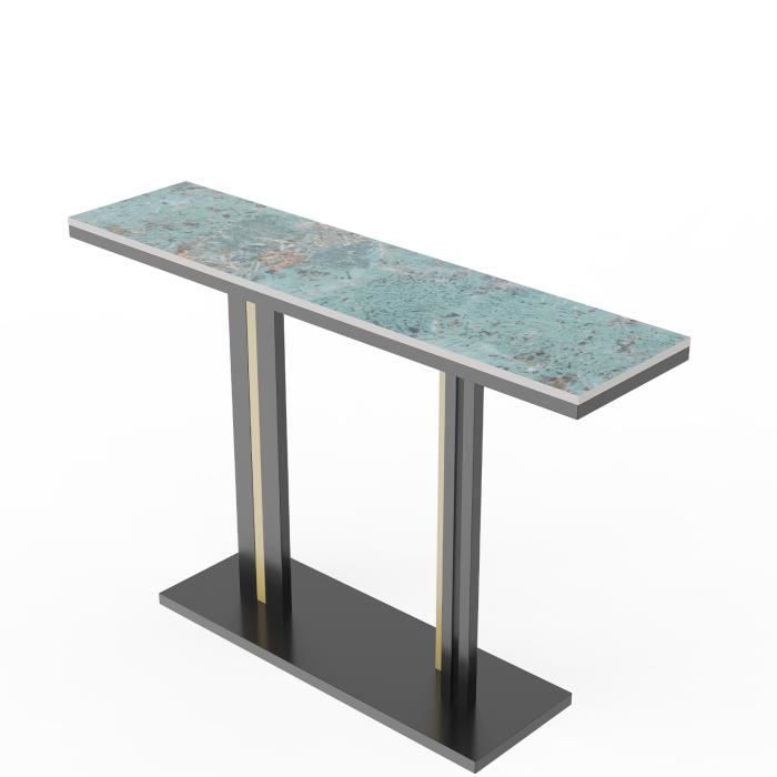 unho table console salon table d'entrée console meuble pour salon couloir - 118x30x78cm