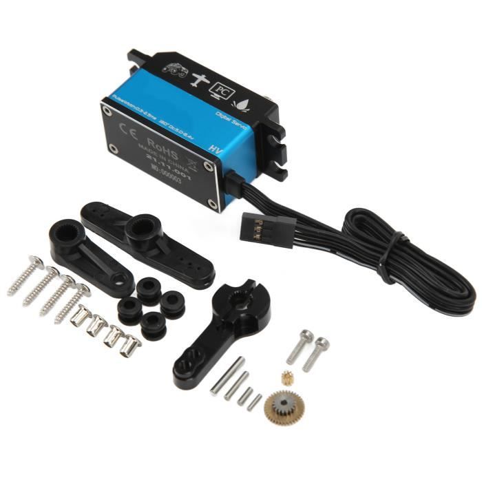 12KG Servo Numérique Metal Gear - Servo Haute Performance Pour Voiture RC Drift 1:10