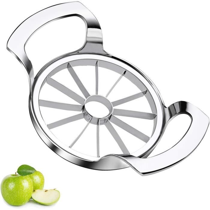 Coupe-pomme, séparateur de pomme en acier inoxydable avec 8 lames et  poignée ergonomique antidérapante, fendeur de pommes, coupe-pommes,  portionneur de pommes, emporte-pièces de pomme : : Cuisine et  Maison