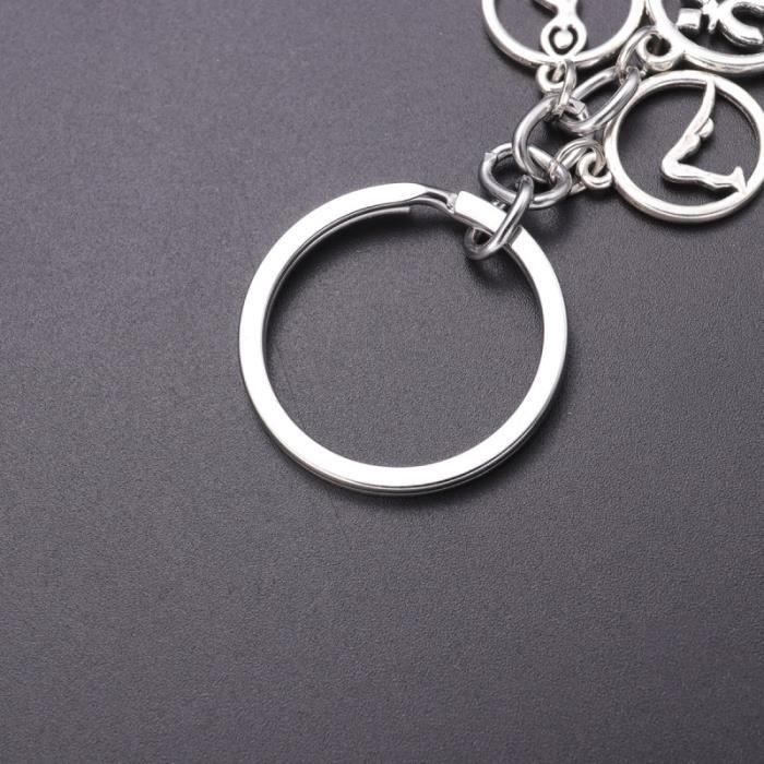 Porte-clés Compas Outil De Dessin - Argenté, Pendentif, Marque Onwomania, Neuf Avec étiquettes