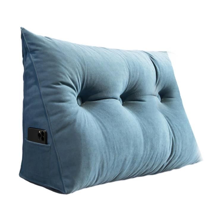 OHMG 120/140/160/180/200cm Coussin de tête de lit Triangulaire pour Repos au lit avec Housse Amovible Coussin de Lecture pour positionnement du Dossier,Coussins de Lecture pour s'asseoir dans OHMG 120/140/160/180/200cm Coussin de tête de lit Triangulaire pour Repos au lit avec Housse Amovible Coussin de Lecture pour positionnement du Dossier,Coussins de Lecture pour s'asseoir dans