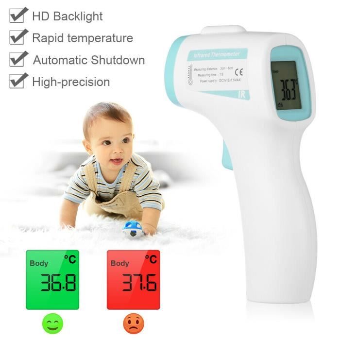 Xcsource Thermometre Bebes Thermometre Ir Digital Lcd Laser Temperature Pistolet Pour Bebe Et Adult Cdiscount Puericulture Eveil Bebe