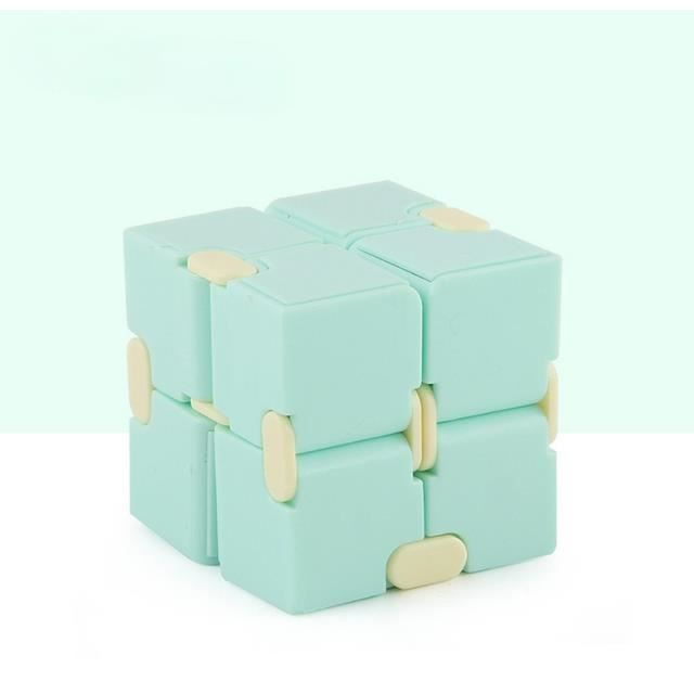 CASSE-TETE,green--Cube magique Infinity pour enfant et adulte, jouet de
