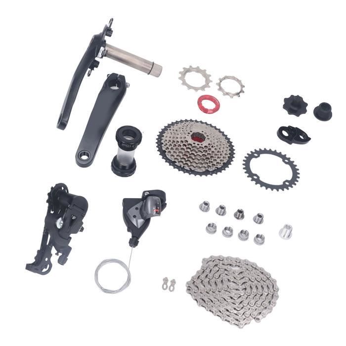 Pédalier Campagnolo Record 10 Vitesses NOS - Bras 175mm, Alu, Axe Carré - Pour Vélo De Route