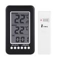 Thermomètre sans fil intérieur et extérieur Capteur extérieur de température et thermomètre intérieur d'affichage numérique---BON-1
