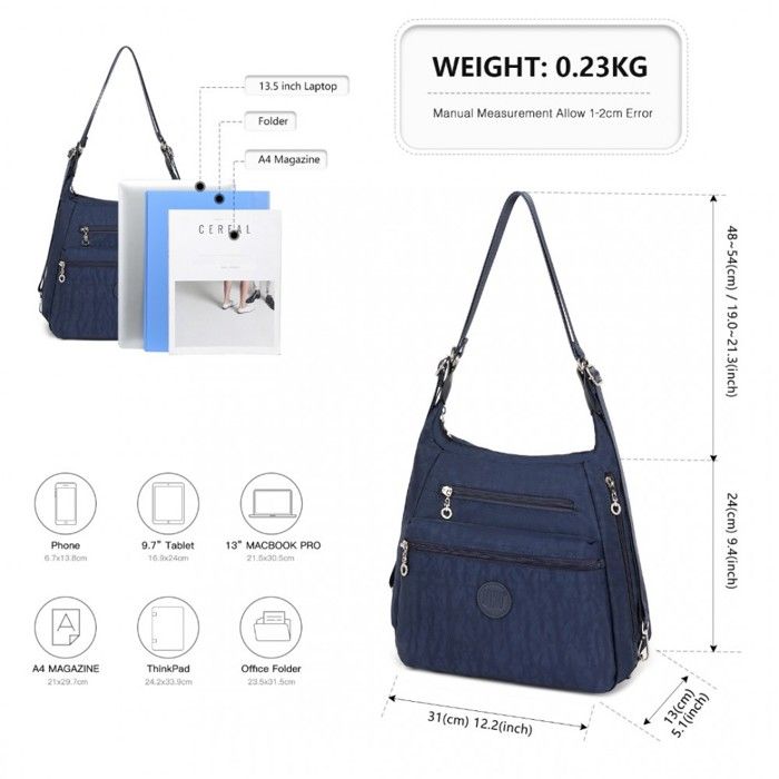 Kono Sac à Main pour Femme avec motif floral, Grand Sac à Porté