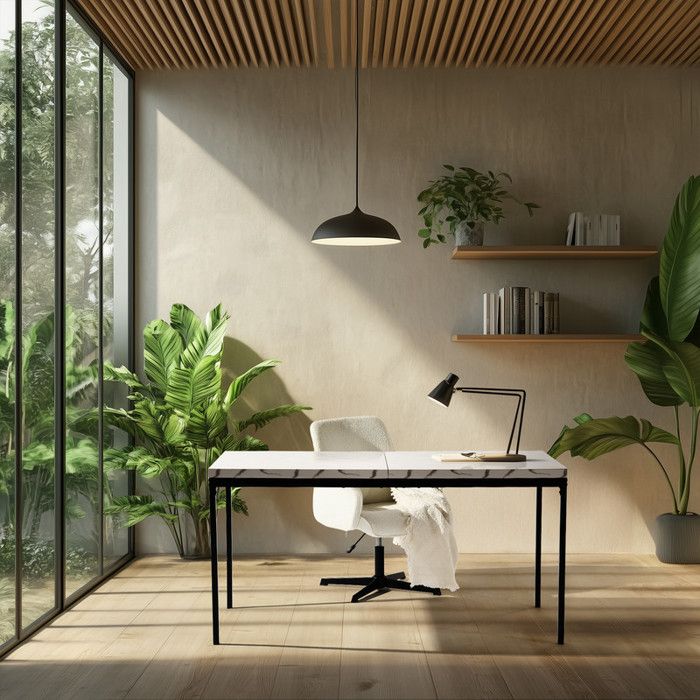 FurnitureR Tables De Conférence Rectangulaires En Brune, Pour