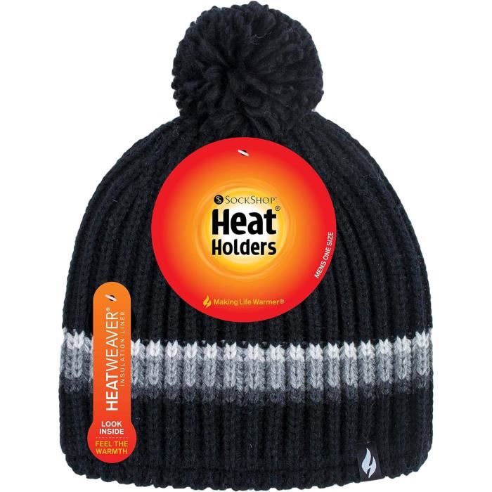 Bonnet Femme Ultra Chaud avec pompon - Heat Holders