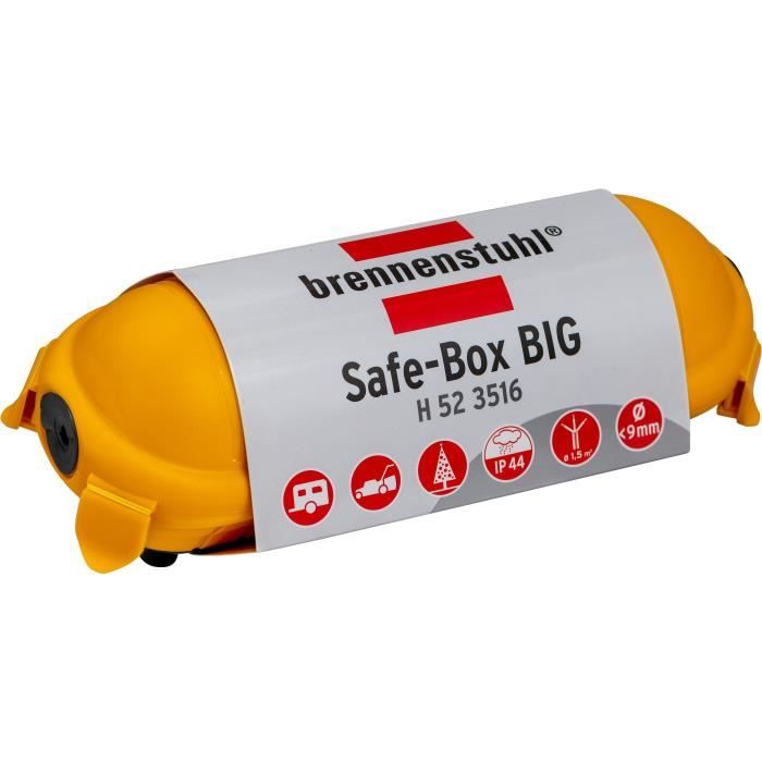 Boîtier De Protection Brennenstuhl Pour Rallonge - Vert - Sécurité Intérieur - Anti-débranchement