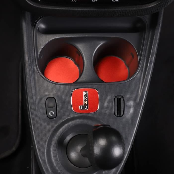 Porte-gobelet en alliage d'aluminium Insert Coaster et panneau de  changement pour Mercedes-Benz Smart 453 Fortwo 15-21(Rouge) - Cdiscount Auto
