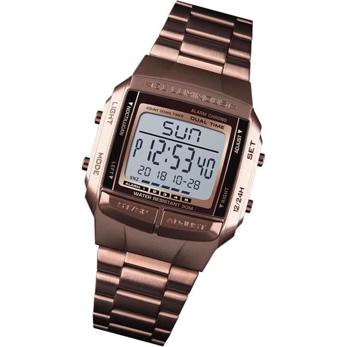 Montre Numérique À Quartz Pour Homme - Étanche À 50 M - Étanche - Pour