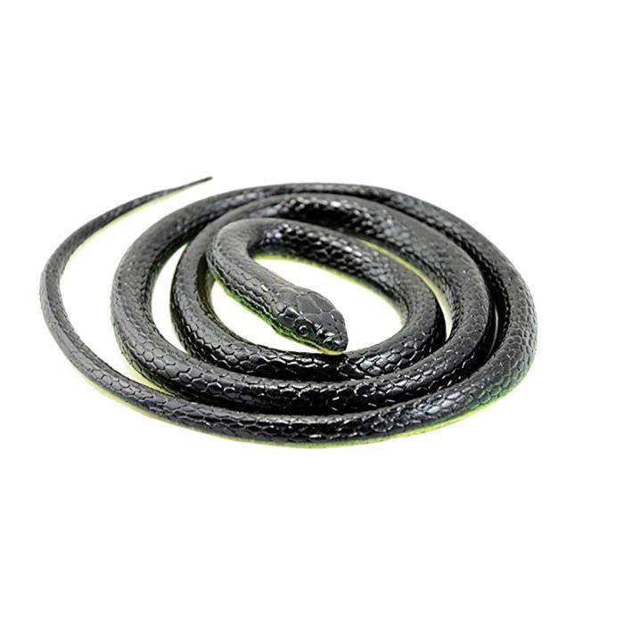 Zuzer Serpent En Caoutchouc Réaliste 110 Cm – Fausse Serpillère Avec Ficelle Et Pince Pour Farces Et Poisson D’Avril