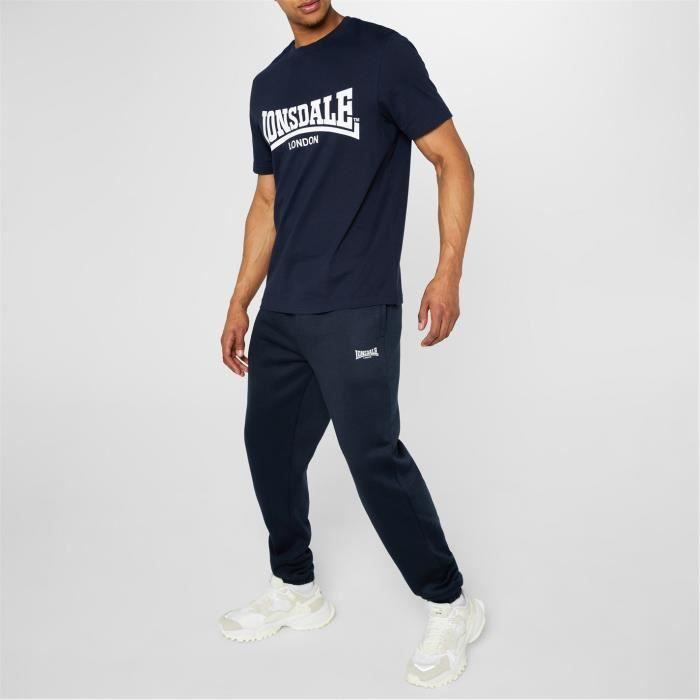 Pantalon de jogging Lonsdale Essential pour hommes Bleu marine