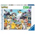 POKÉMON Puzzle 1500 pièces - Pokémon Classics - Ravensburger - Puzzle adultes - Dès 14 ans-2