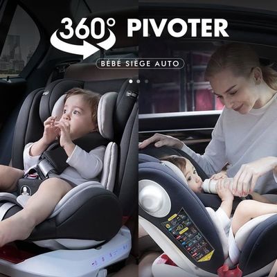 Test Lettas Siège Auto 360° Isofix avec Top Tether - siège auto - UFC-Que  Choisir
