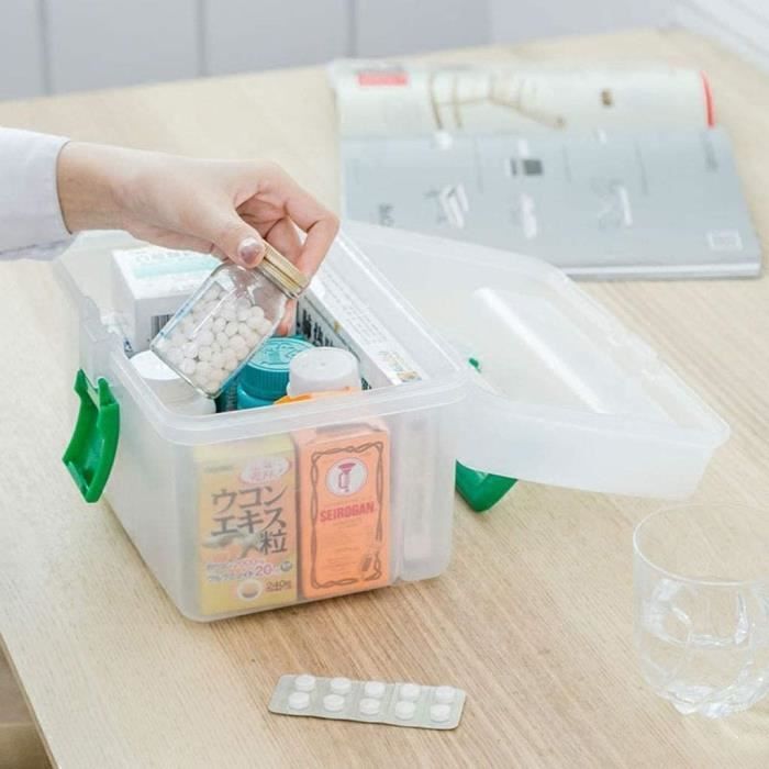 Boîte de rangement pour les médicaments de premiers soins