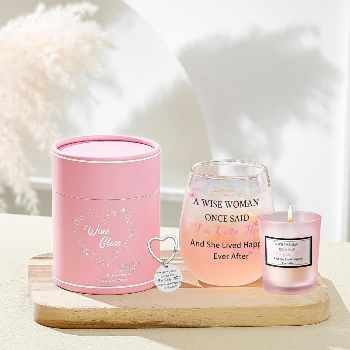 Verres à Vin Irisés Pour Départ à La Retraite, Cadeaux De Remerciement Pour Collègues, Amis, Enseignants, Cadeaux De Noël Pour Collègues, Femmes, Cadeaux Roses Pour Femmes