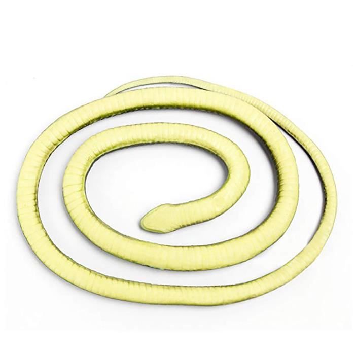 Fausse Serpent Farce 80 Cm – Ficelle Et Clip – Réaliste En Caoutchouc – Pour Halloween Et Poisson D'avril