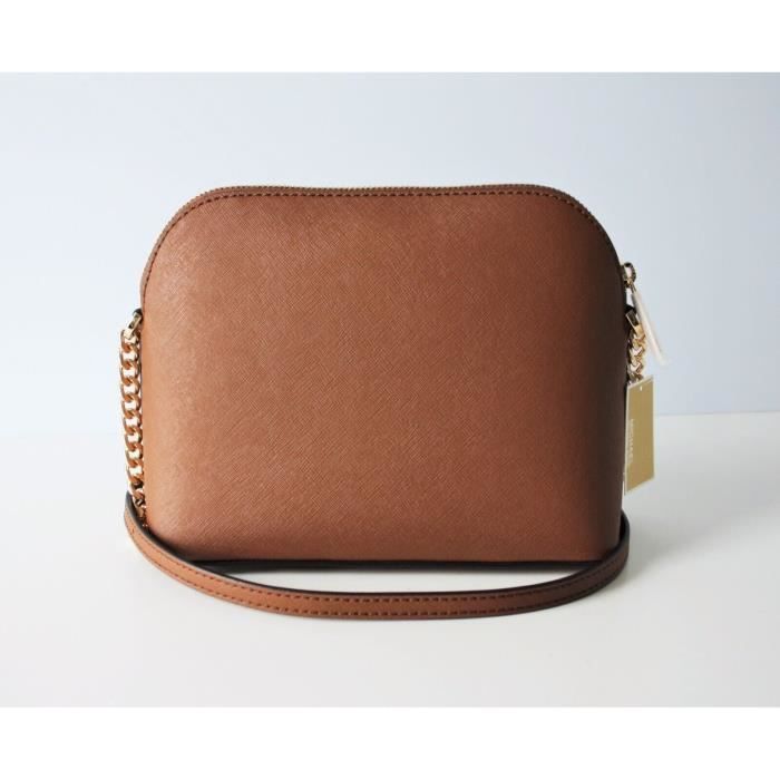 Sac Bandouliere Michael Kors Dome Marron Marron Cdiscount Bagagerie Maroquinerie