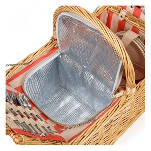 Sac Pique-nique Isolé California Picnic Co – Beige, Tout-en-un Pour 4 Personnes (neuf)