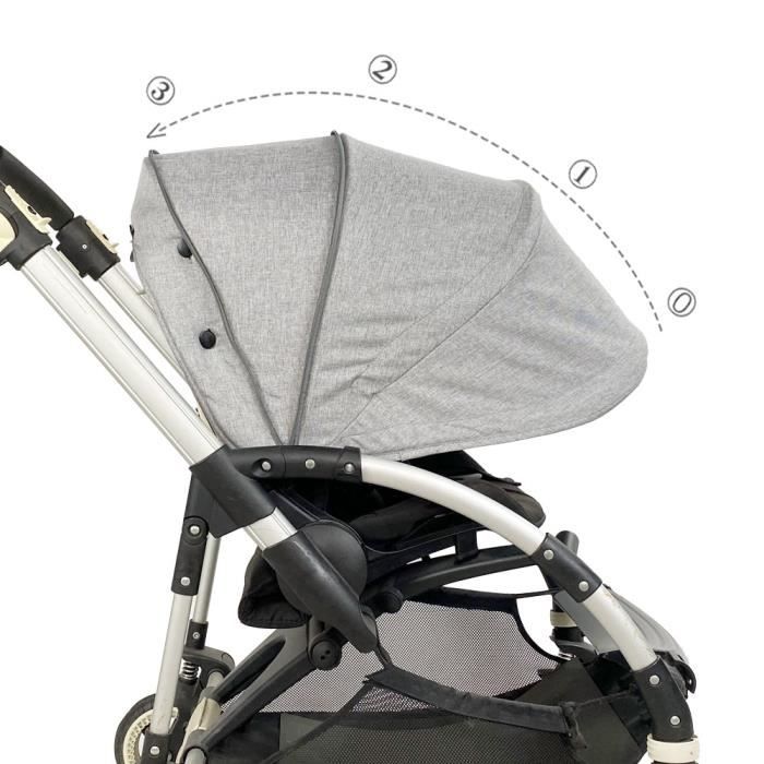 Couleur Oxford Lin gris Pare soleil de poussette pour Bugaboo Bee 6 Bee 5 Bee3 auvent auvent accessoires de Cdiscount Puericulture Eveil bebe