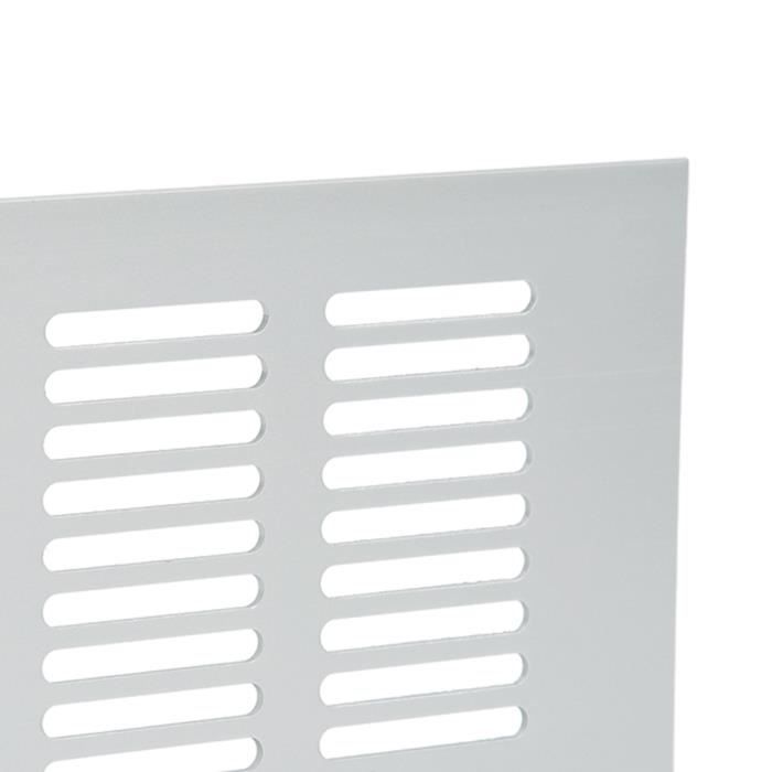 Grille d'aération en Aluminium Grille de Ventilation Rectangulaire pour la  Ventilation des Placards et des Chambres 30x8cm 2 Pièces : :  Bricolage