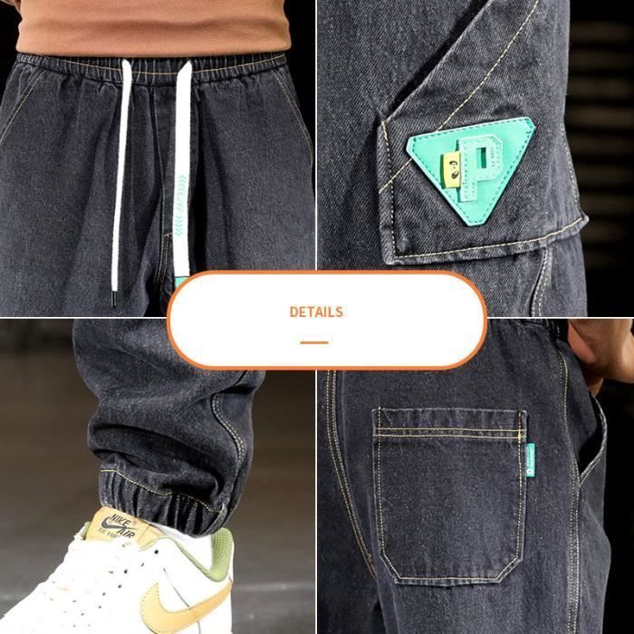 Jeans avec clearance elastique cheville homme