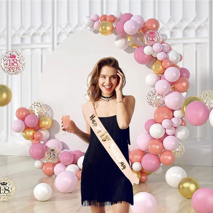 Decoration Anniversaire 18 Ans Fille Ballon 18 Ans Ballon