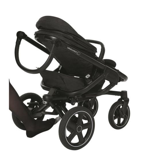 Bebe Confort Poussette Nova 4 Roues Tout Terrain Ultra Confortable Des La Naissance Nomad Black Cdiscount Puericulture Eveil Bebe