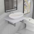 🐨🐨Haute qualité- Colonne salle de bain - Armoire de salle de bain 2 pcs Armoire de toilette - Armoire de rangement Meuble la2971-0