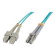 MCL Câble réseau - 3 m Fibre Optique - Pour Périphérique réseau - Bleu-0