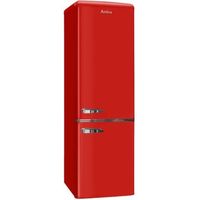 Réfrigérateur-congélateur pose libre Amica KGCR 387100 R - 244L - Rouge - Classe A++