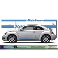 Volkswagen New Beetle Coccinelle Käfer - BLEU TURQUOISE - Kit Complet - Tuning Sticker Autocollant Graphic Decals